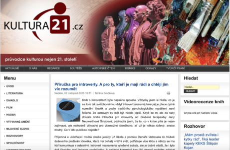 Kultura 21, recenze Příručka pro&nbsp;introverty